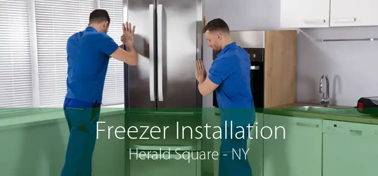 Freezer Installation Herald Square - NY